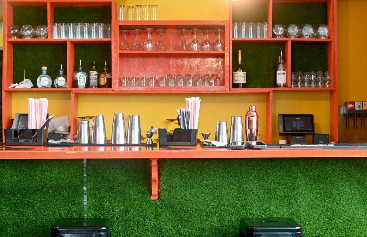 Bar at Prominent Bar and Restaurant in Byron.