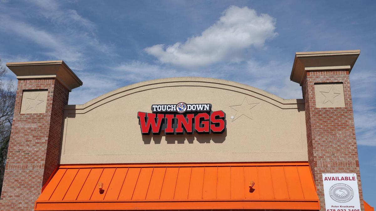 A Macon location of the franchise Touchdown Wings sits on Gray Highway on Thursday, Feb. 25, 2025, in Macon, Georgia. The wings restaurant currently operates three Warner Robins locations and plans to open two more in Macon.