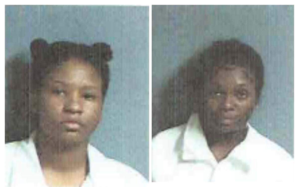 Imani Rene Ferguson, left, and Corlethia Cantrell Lattimore