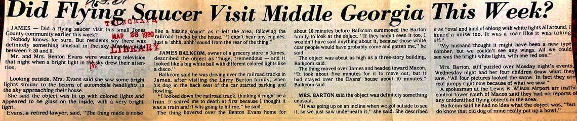 A Telegraph clipping from March 1980.