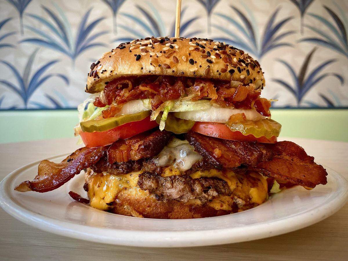 Macon Beer Company captured its second straight Macon Burger Week title in 2021 with its High on the Hog burger.