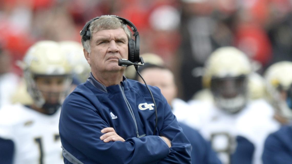 Georgia Tech head coach, former Georgia Southern head coach Paul Johnson retires