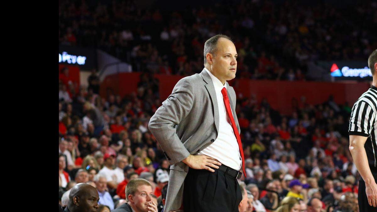 Georgia head coach Mark Fox.