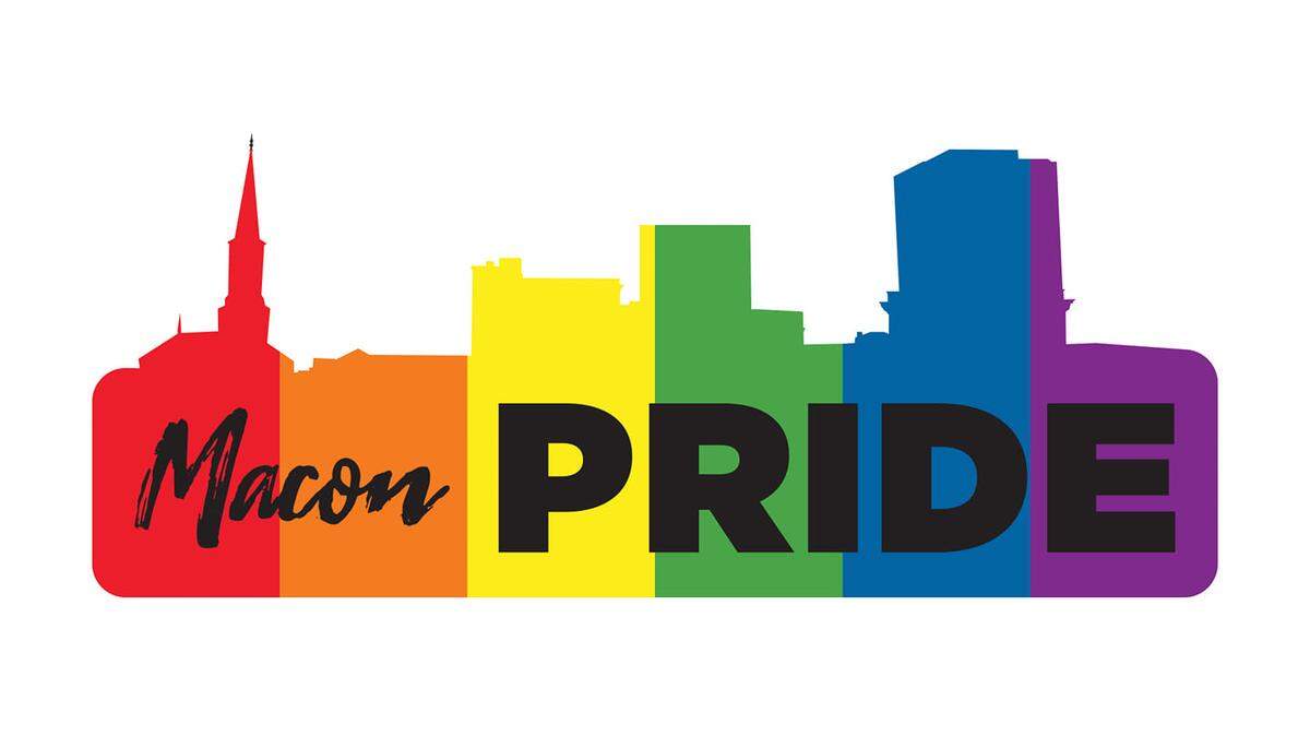 The logo for Downtown Macon Pride