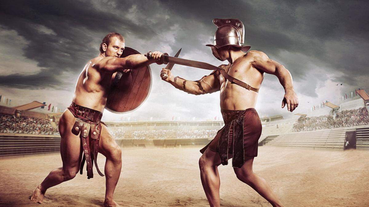 This column, O Best Ones, is about the ancient Roman statesman Cicero. But I thought a picture of gladiators fighting in the Flavian Amphitheater would be cooler to look at.