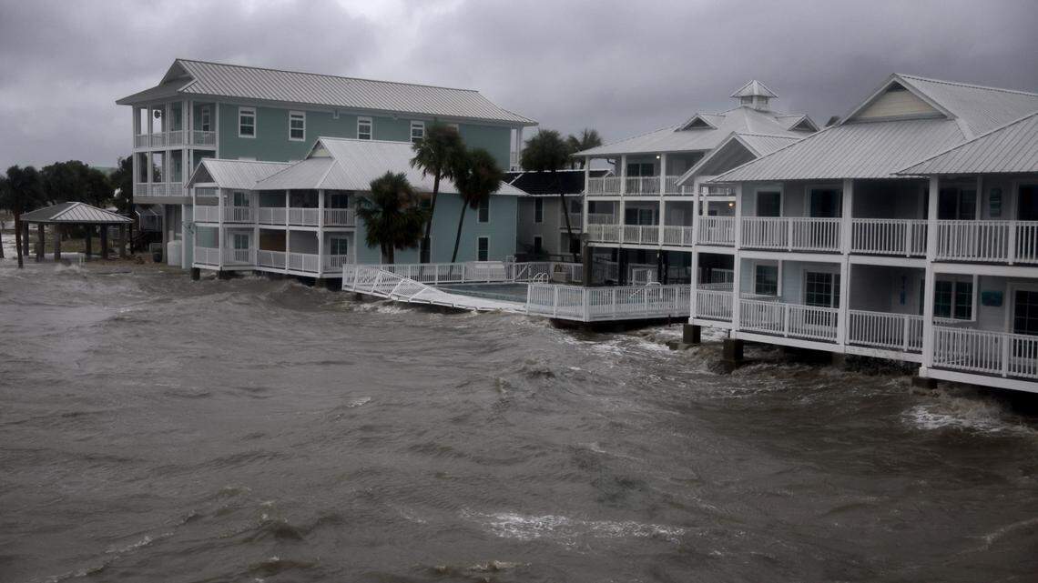 Tropical Storm Debby is headed back out to sea, where it will refuel