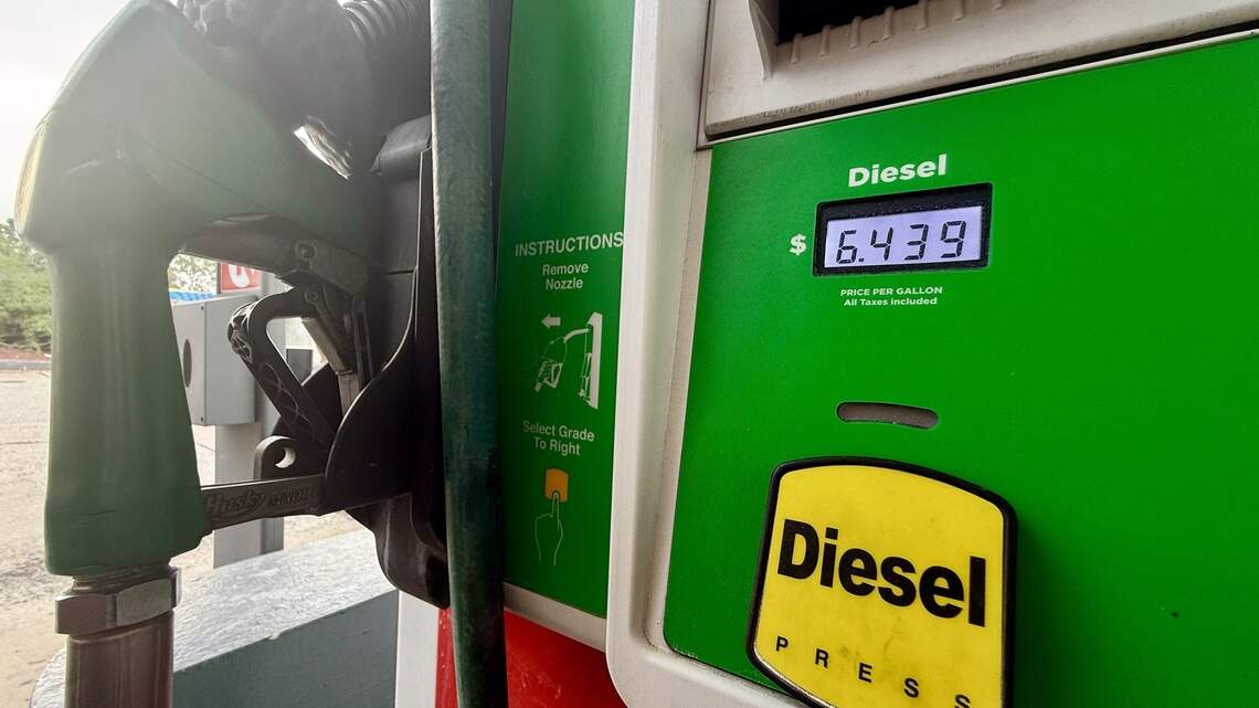Record-high diesel prices hit Macon small businesses, consumers