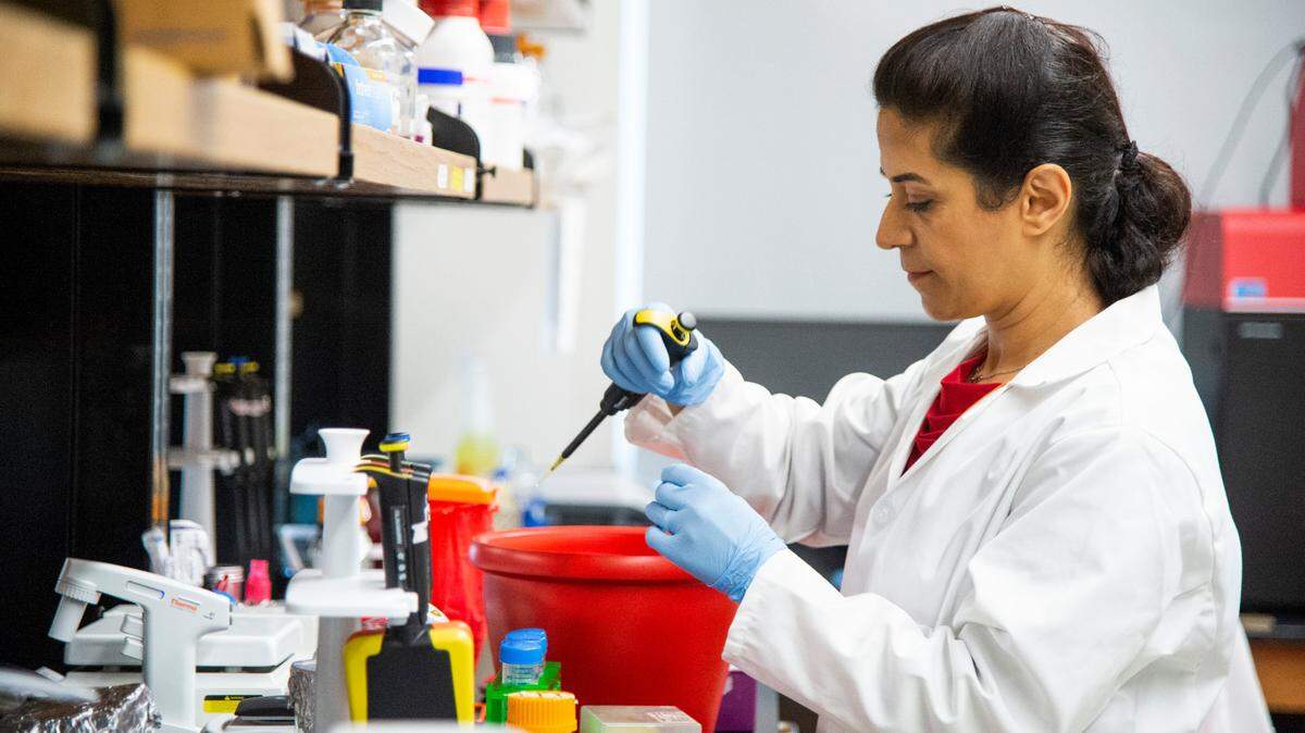 Sahar Hasim, Mercer University assistant professor in biology.
