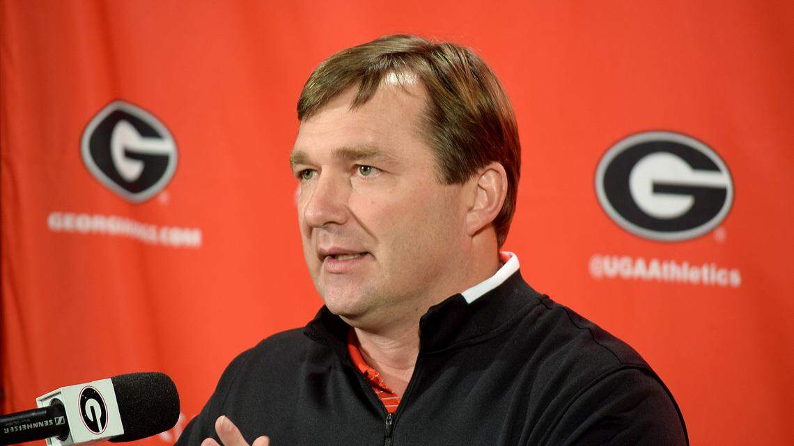 Georgia head coach Kirby Smart.