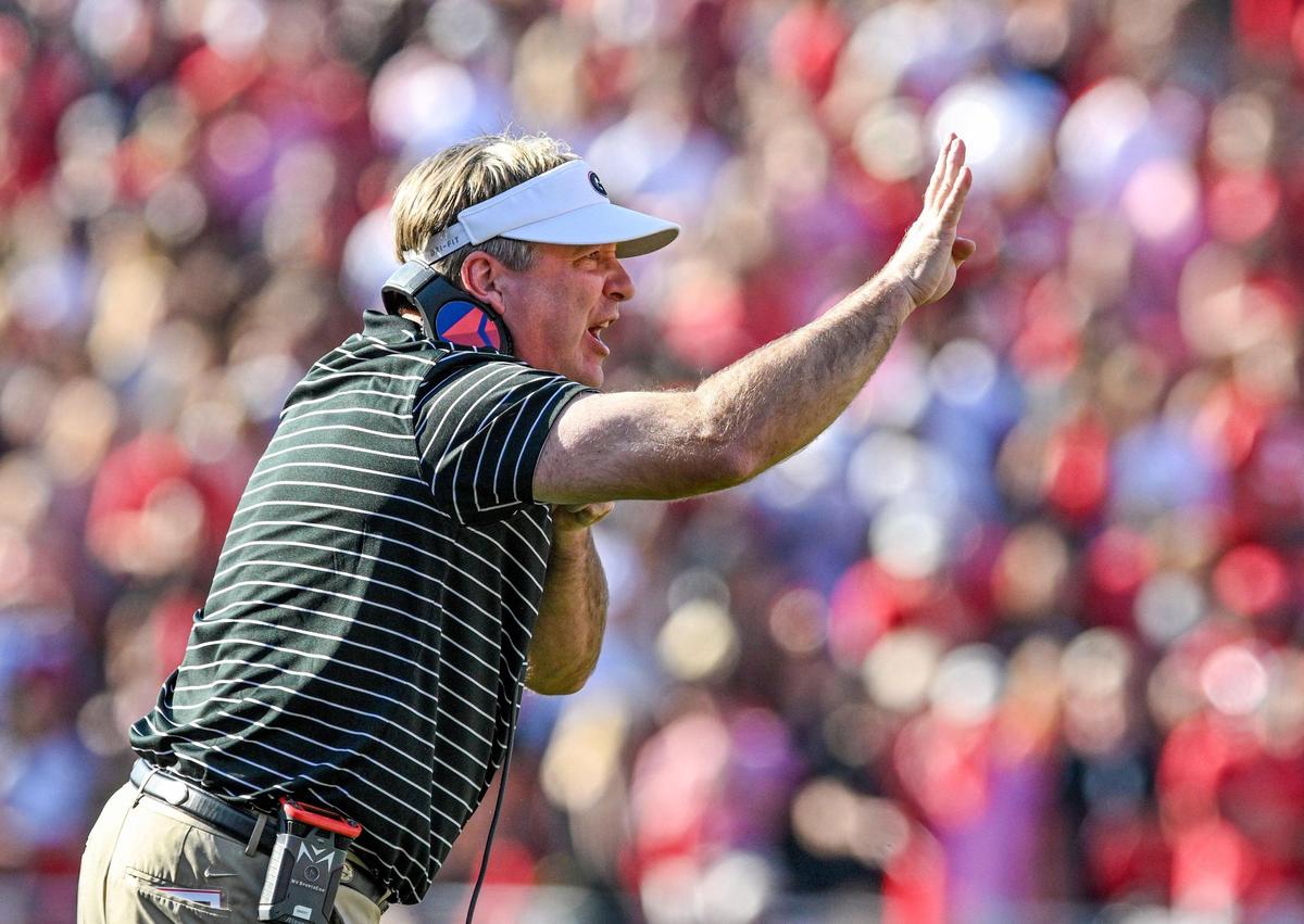 Georgia head coach Kirby Smart