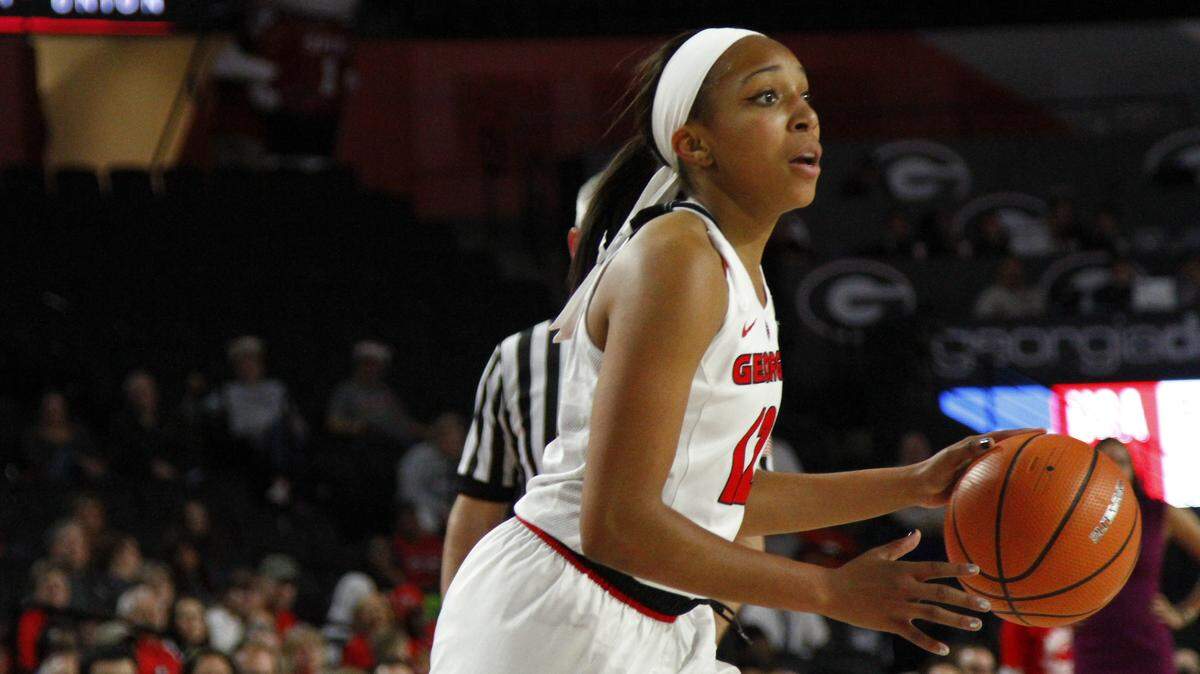 Georgia's Haley Clark scored a career-high 14 points in Thursday's win over Missouri.