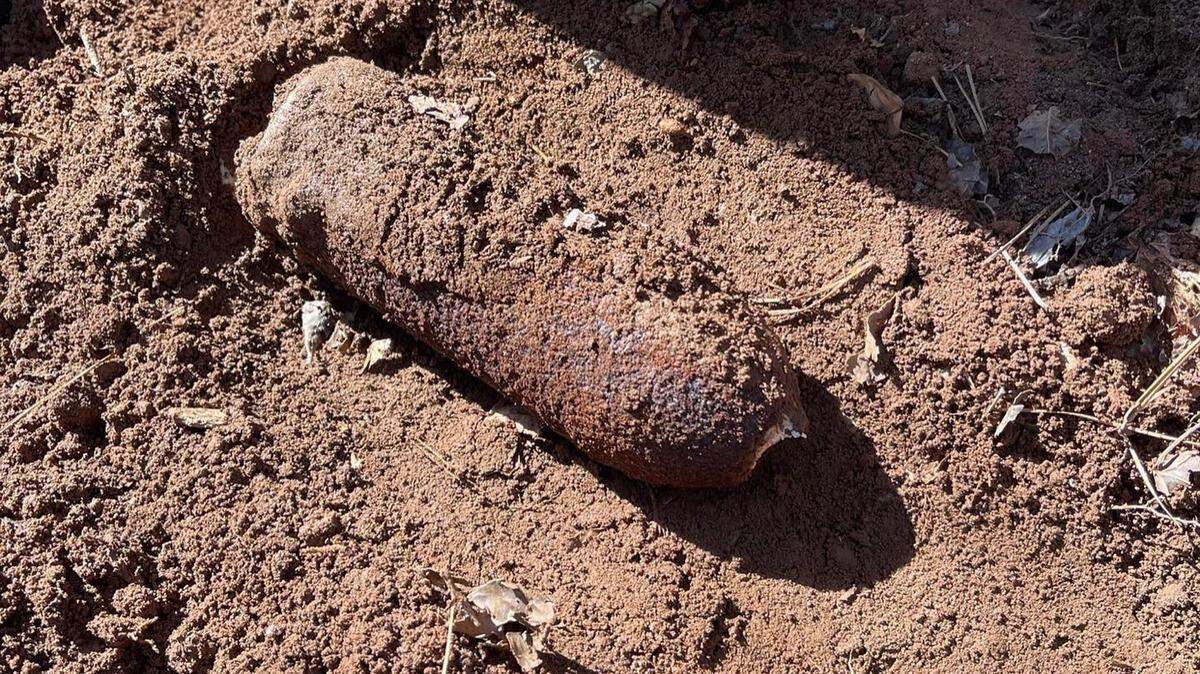A team of archaeologists working at Kennesaw Mountain National Battlefield Park in Georgia found a 10-pound Parrott shell from the Civil War buried in the dirt.