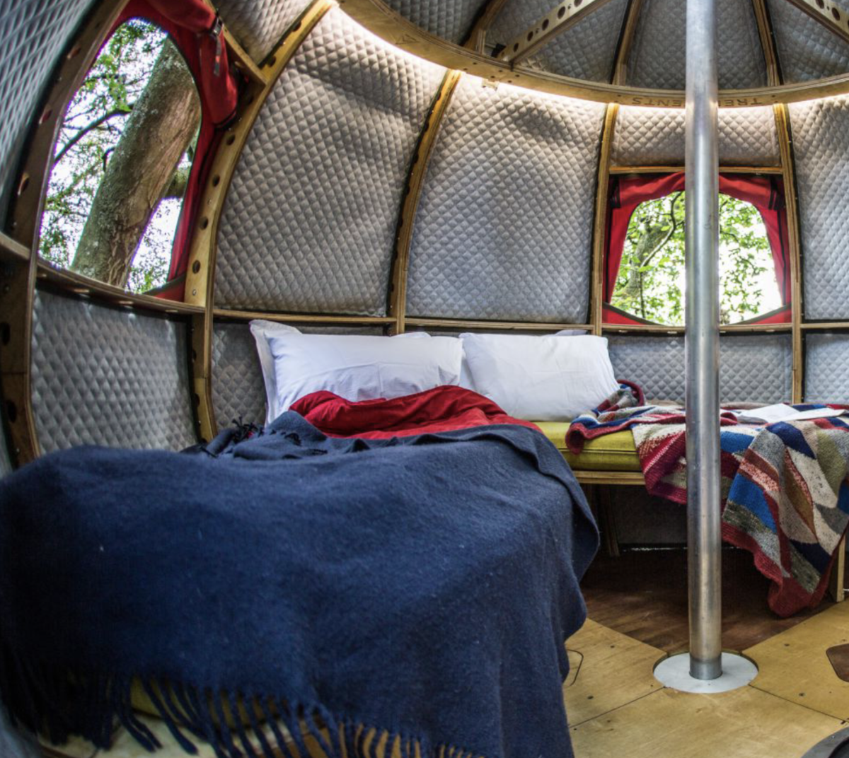 Lovejoy Capital submitted images, including this one, with its proposal to invest $23 million in a public-private partnership to turn Macon-Bibb County’s Lake Tobesofkee into a “luxurious and immersive experience in nature” that includes a world-class maze and “glamping.” 