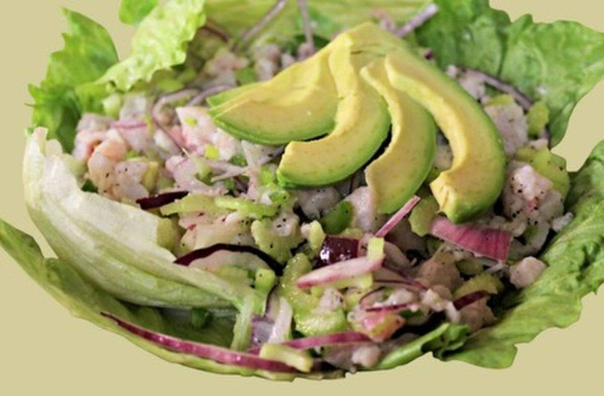 Ceviche made with whiting, a fish, from Cozumel Mexican Grill.