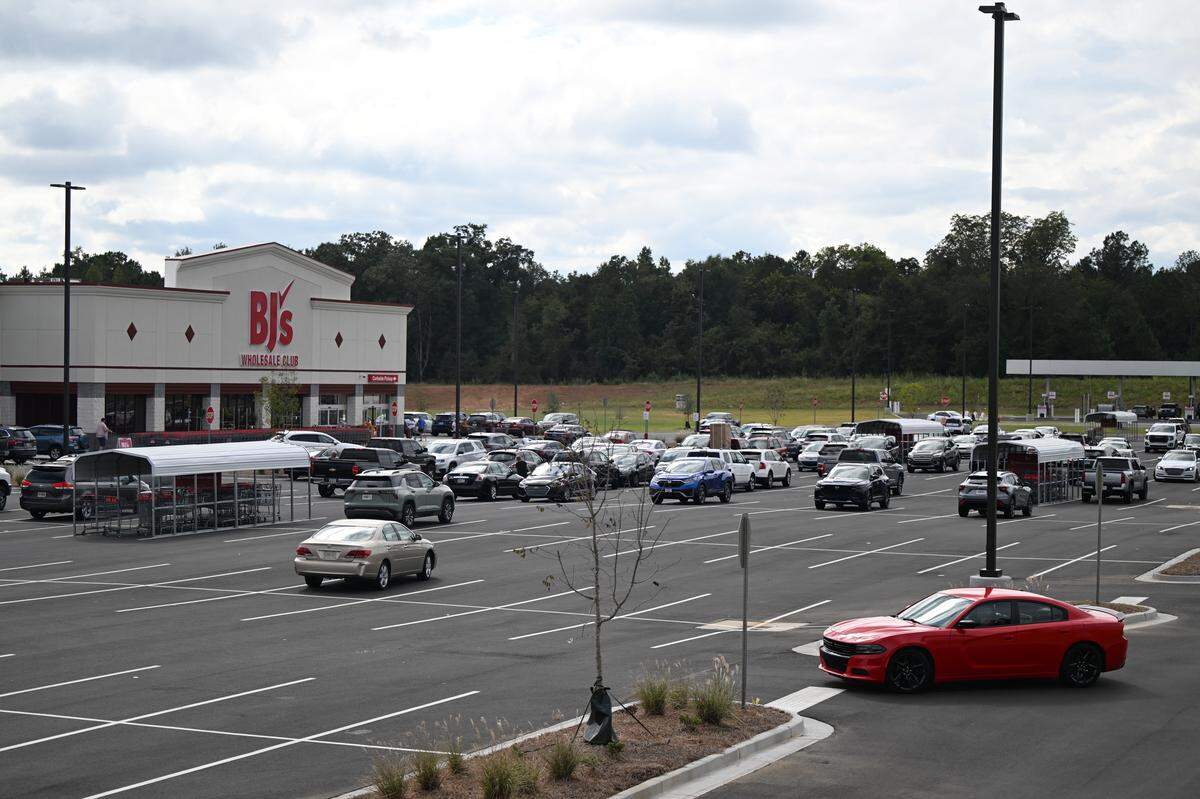 BJ’s Wholesale Club at 6201 Watson Blvd. in Warner Robins on Monday afternoon, Sept. 29, 2025.