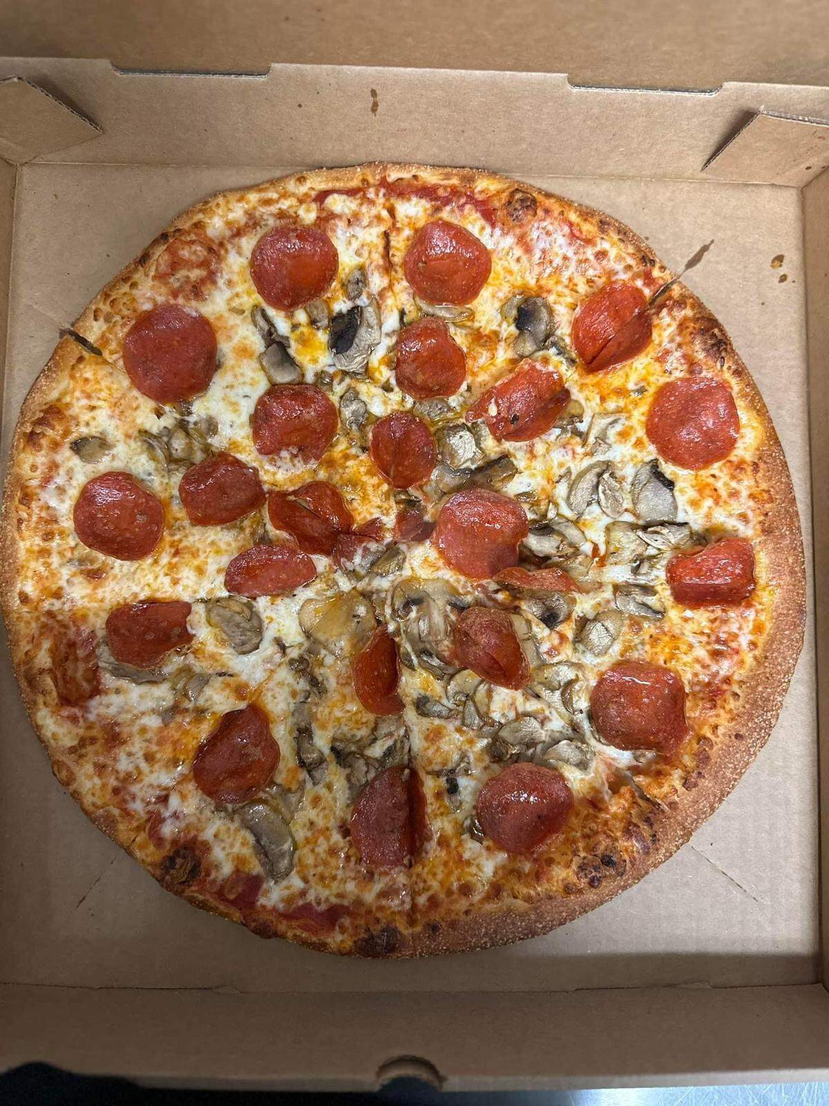 Holy Pie! Pizzeria pizza to-go.