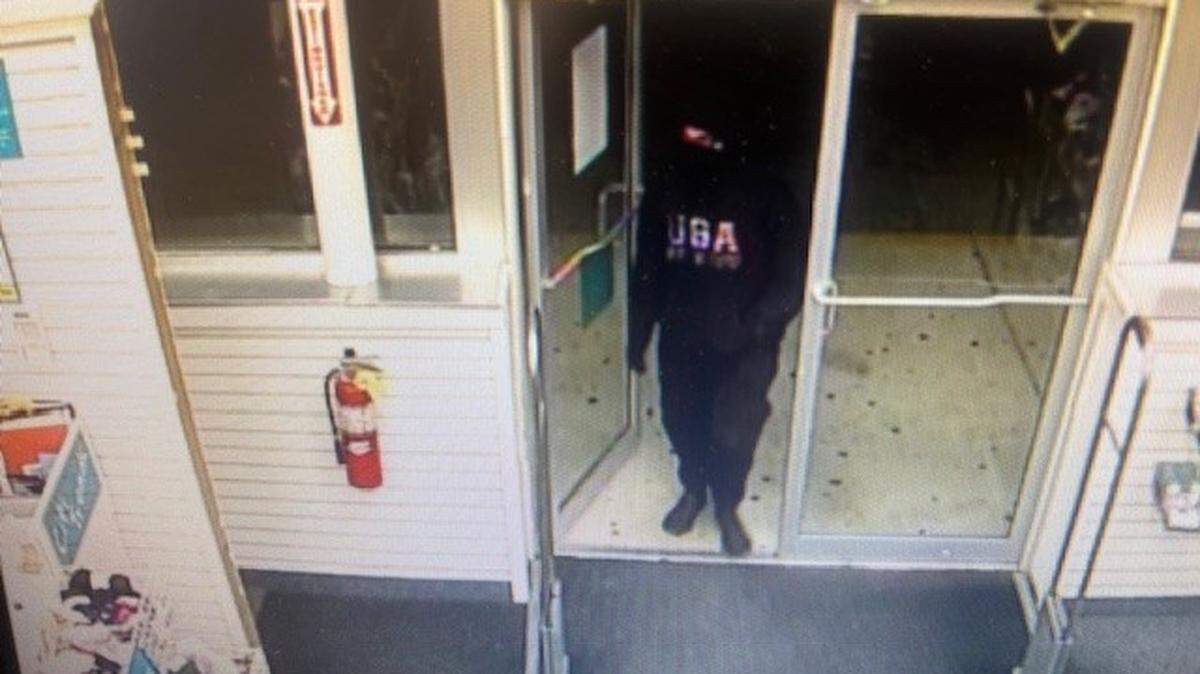 A masked suspect was seen on surveillance photos in an alleged armed robbery on Dec. 31, 2025, at Citi Trends, 3880 Pio Nono Avenue in Macon, Ga., according to the Bibb County Sheriff’s Office.