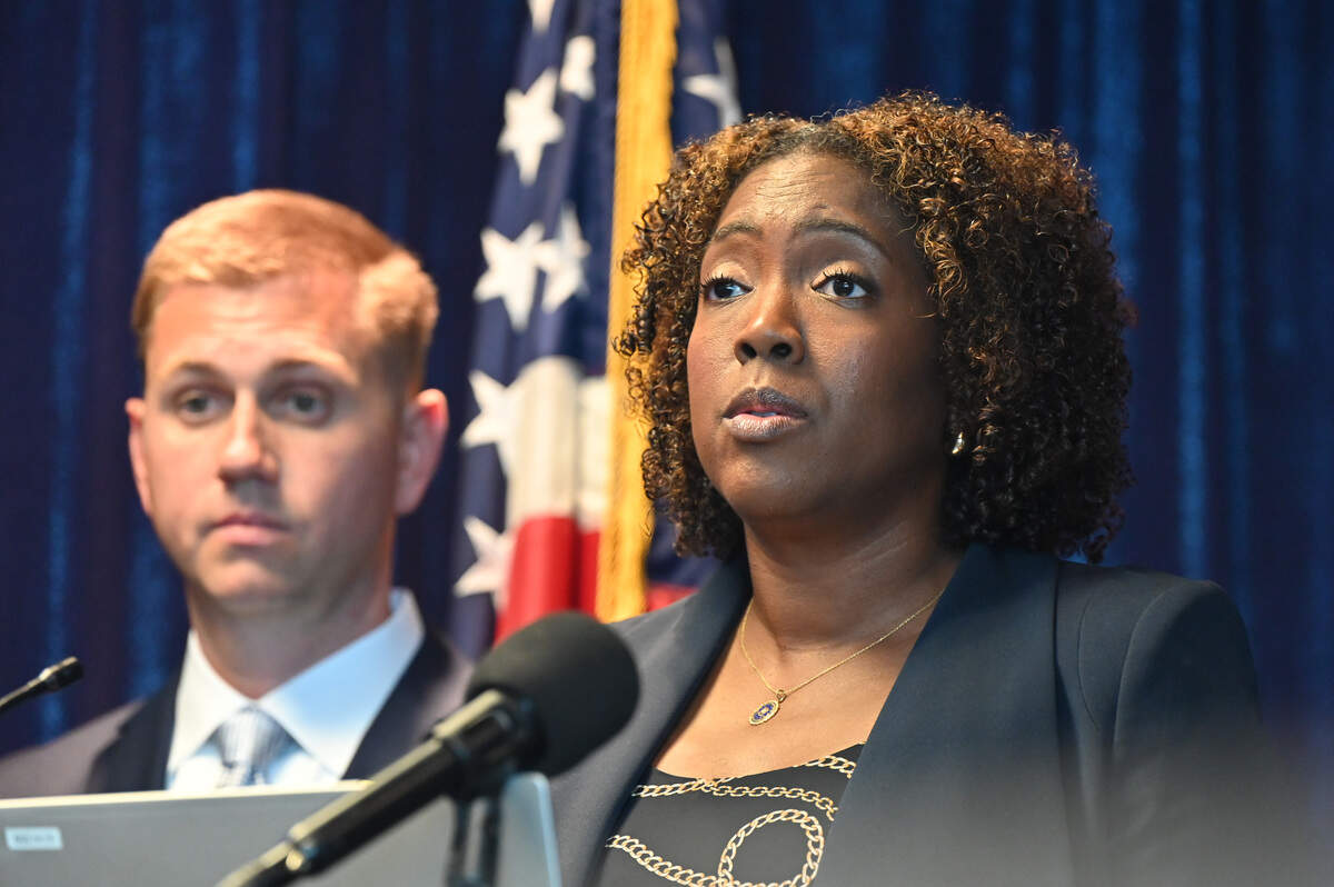 FBI Atlanta Special Agent In Charge Marlo Graham speaks to media during a news conference on a drone smuggling operation at several federal prisons, on Wednesday, June 24, 2026, in Macon, Ga. The indictment charges 12 individuals from across the country who allegedly smuggled illegal items into 10 federal prisons.