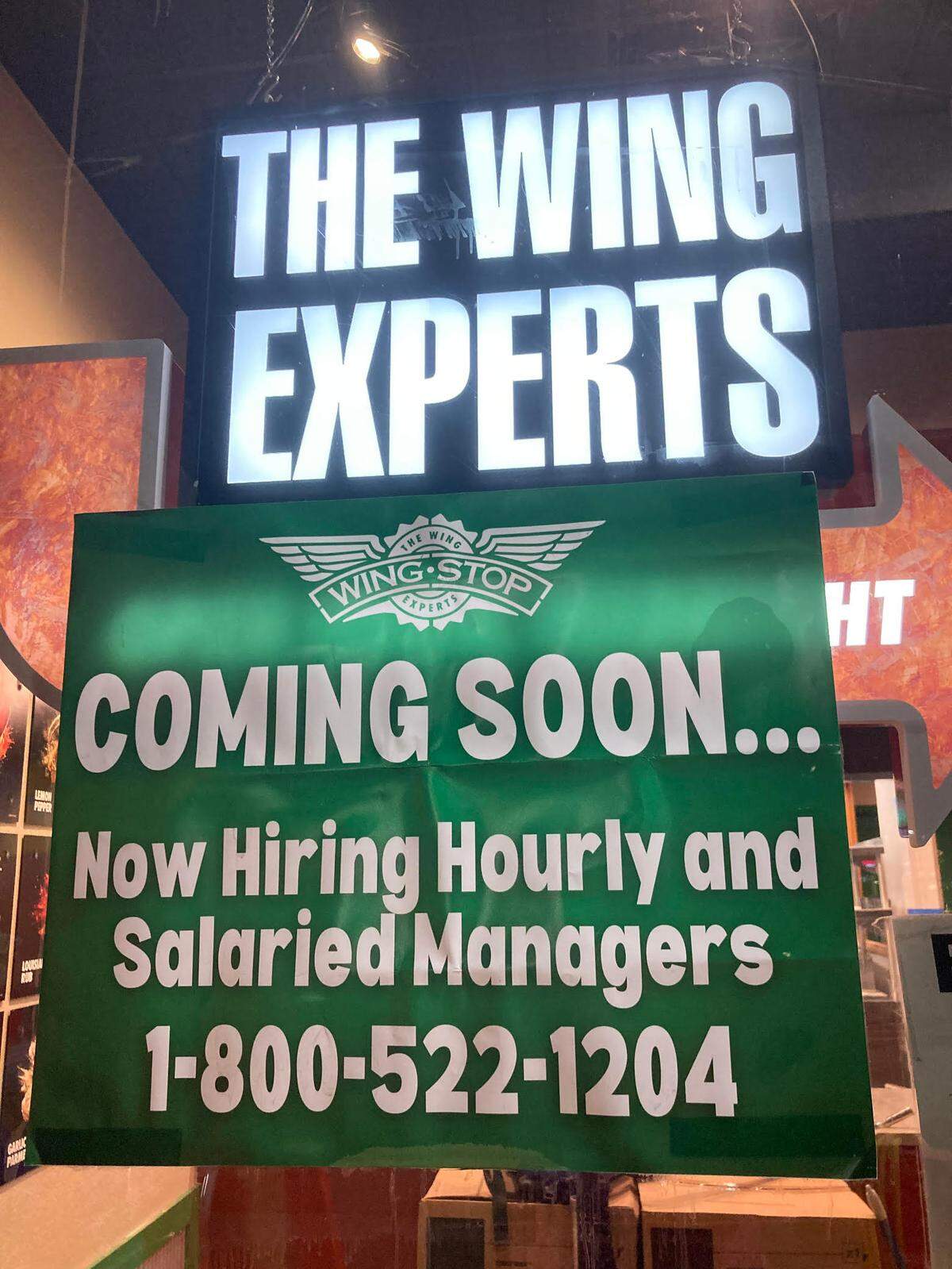 A new Wingstop is opening soon at 789 Ga. 96, Suite 1A, in the Bonaire community of Warner Robins.