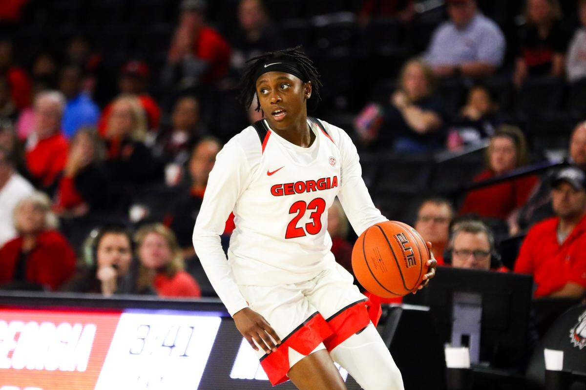 Georgia guard Que Morrison (23) during a game against Mercer at Stegeman Coliseum in Athens, Ga., on Thursday, Nov. 21, 2019.