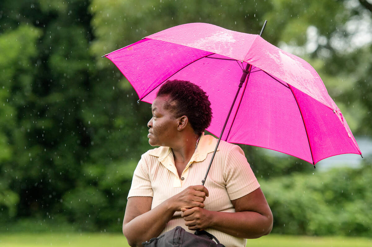Shirley Thomas watches traffic along Napier Ave. while waiting for a Macon Transit Authority bus in August. Thomas was taking the bus to the Terminal Station before connecting to another route to head to a grocery store on Rocky Creek Road. Thomas said that the new limited schedule was “a little inconvenient” as buses now arrive every hour-and-a-half compared to 45 minutes before funding cuts.