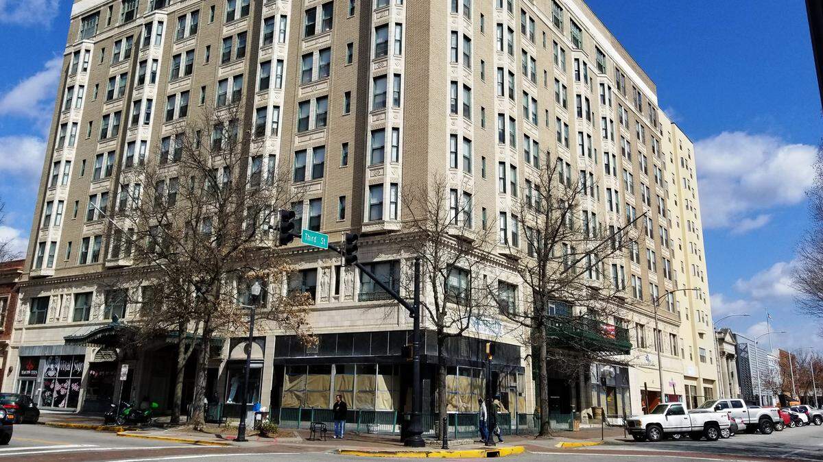The Dempsey Apartments building, and former Dempsey Hotel, at 523 Cherry St. in downtown Macon was constructed in 1913.