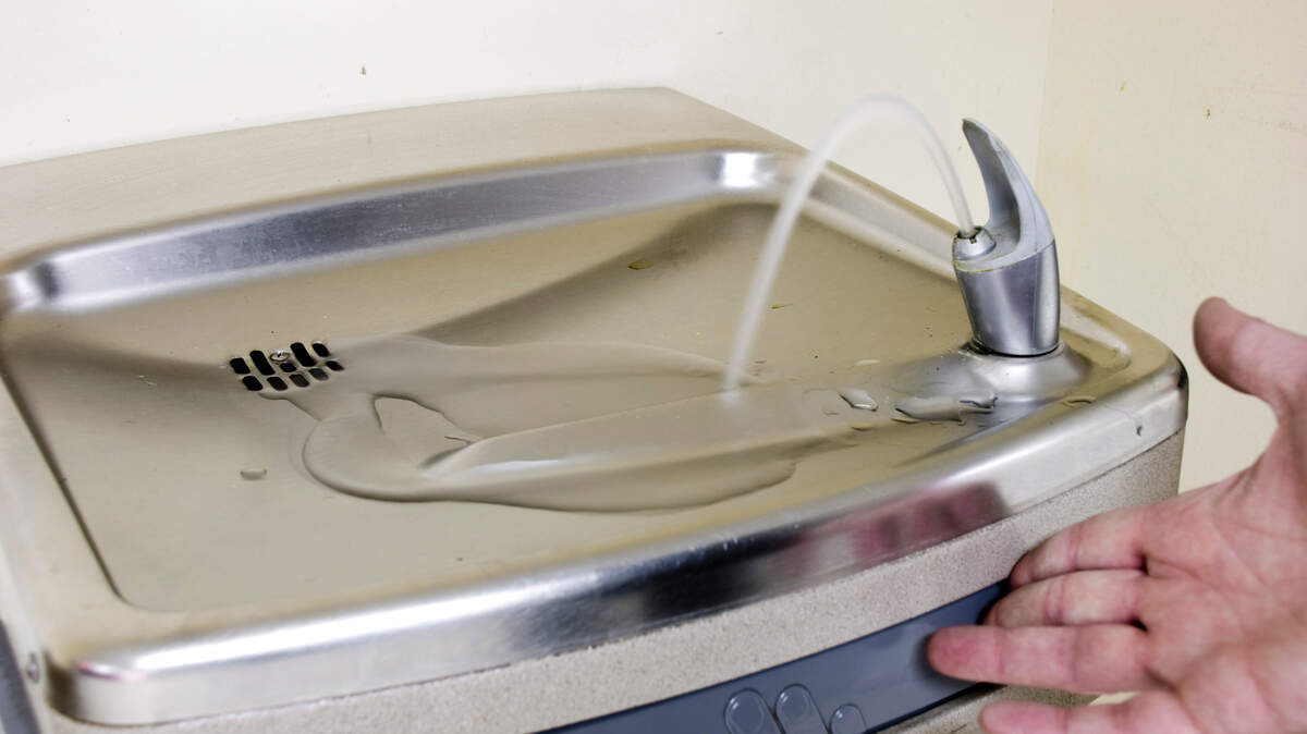 A water fountain.