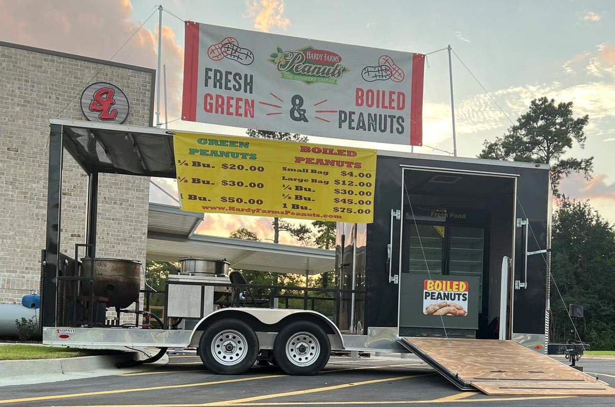 A beloved peanut stand in Macon has a new home in the parking lot of the new SL Sausage Company at 5615 Zebulon Road.