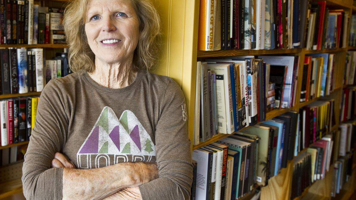 WOODY MARSHALL/THE TELEGRAPHKema Clark is seen Thursday in her bookstore on its last day.