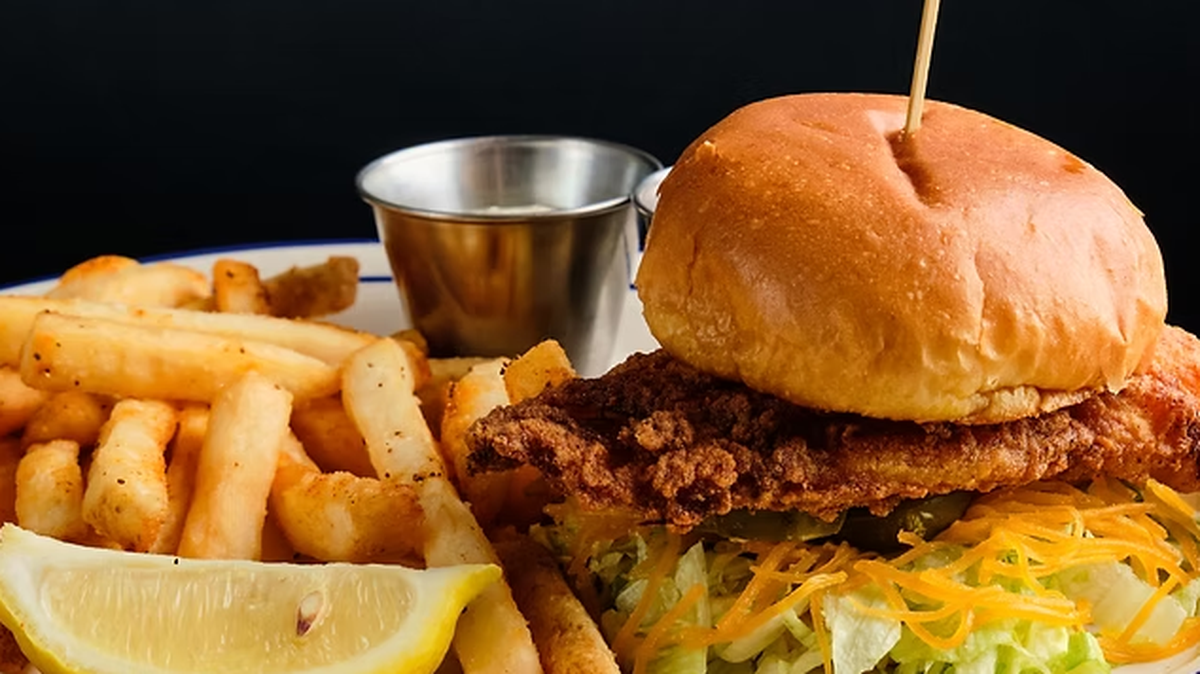 Crispy Fish Sandwich from Big B’s Fish Joint in Roswell, GA.