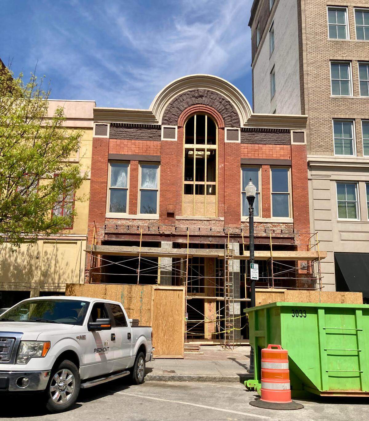 Renovation is under way at 415 Cherry St. to house Total Chiropractic & Wellness Center and Pink Chief Boutique that’s relocating from Poplar St.