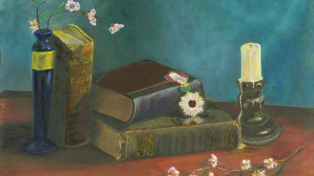 Leslie Sparrow created the painting for this year's festival.