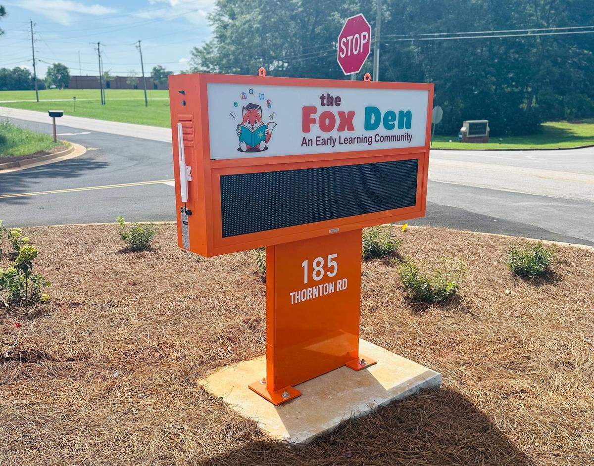 The Fox Den Academy opens August 1, 2024 in Forsyth, Georgia.