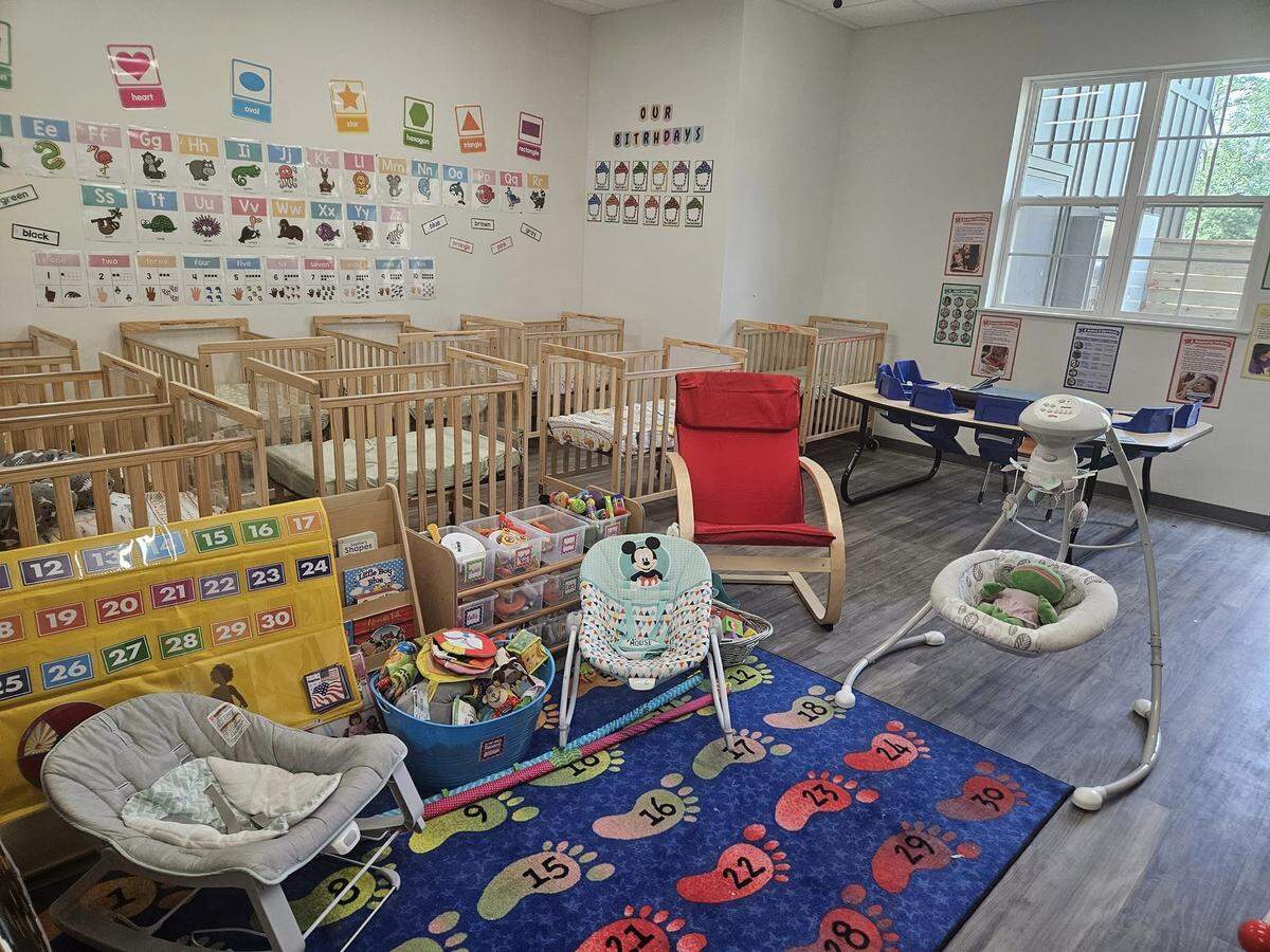 Infant room at Fox Den.