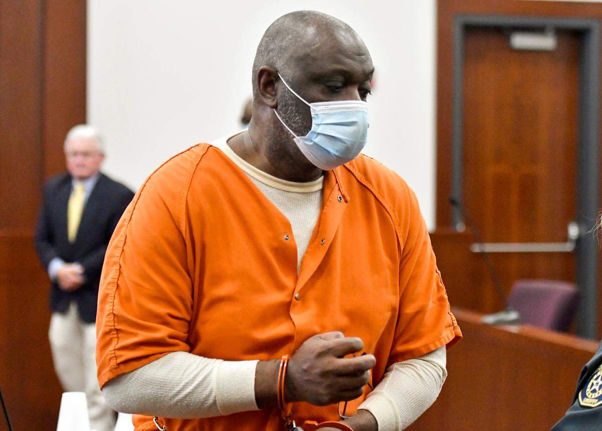 Dexter Lee Williams walks out of a Houston County courtroom after his sentencing hearing Monday afternoon. Williams was sentenced to 40 years in prison for his role as the orchestrator of a narcotics ring that brought in upwards of 40 kilograms of cocaine a month to Middle Georgia.