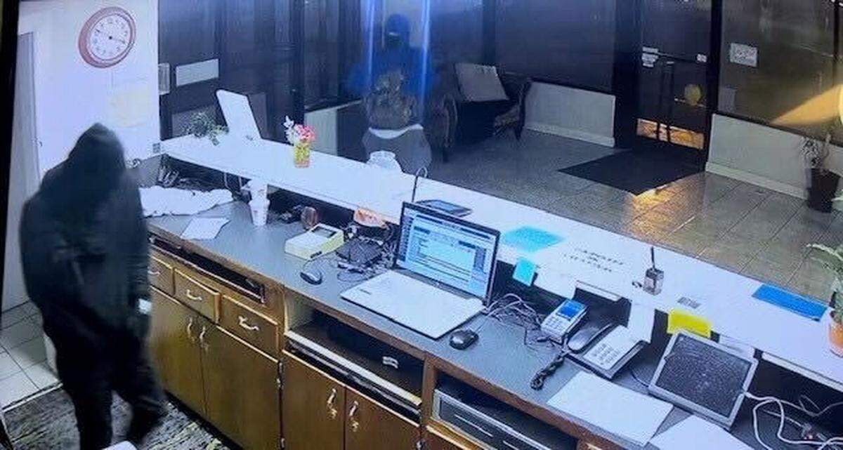 Two masked armed men attempted to rob Delux Inn at 4565 Hartley Bridge Road in Macon, Ga. on June 24, 2025, according to the Bibb County Sheriff’s Office.