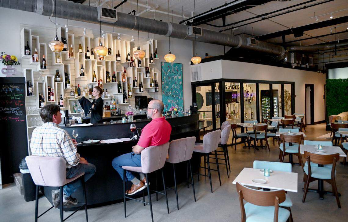 Dining room and bar at Philosophie at 616 Poplar St. in Macon.