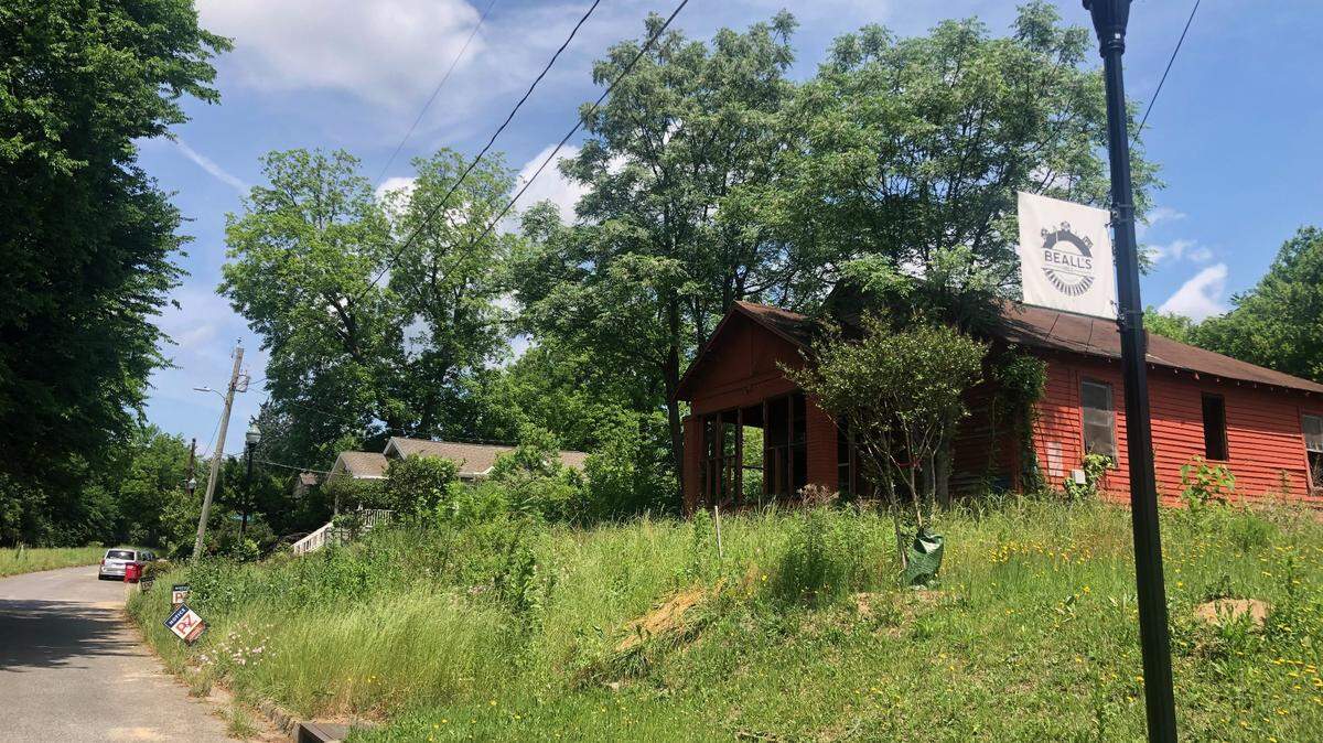 This termite damaged house will be razed to make way for three new two-story duplexes in the 900 block of Edgewood Avenue.