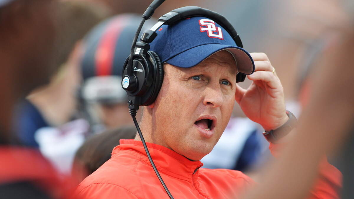 Samford head coach Chris Hatcher was the head coach at Valdosta State when Kirby Smart and Will Muschamp were assistants there.