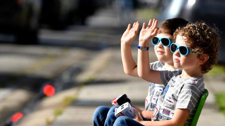 RAFB holds parade to celebrate Month of the Military Child