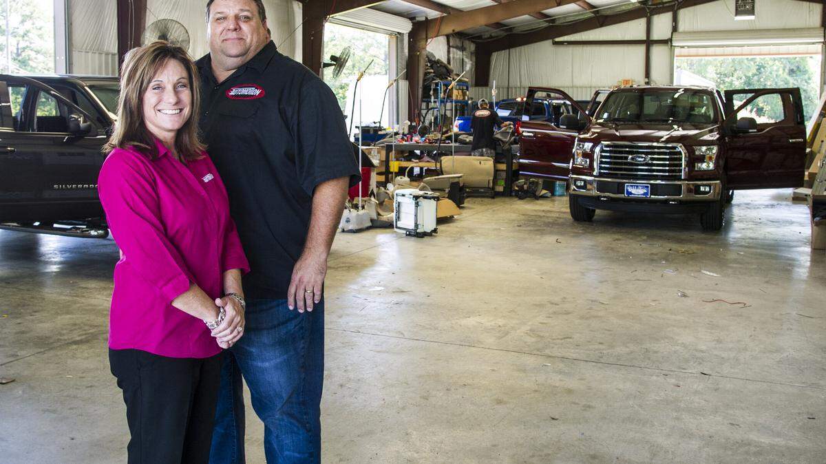 Jennifer and Shane Coulter are the owners of Automotion Customs Inc. in Warner Robins.