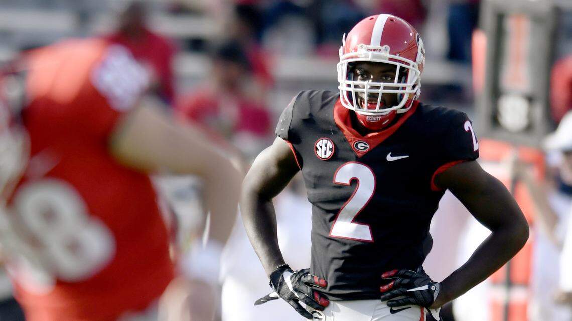 Georgia defensive back Richard LeCounte during the 2018 G-Day game.