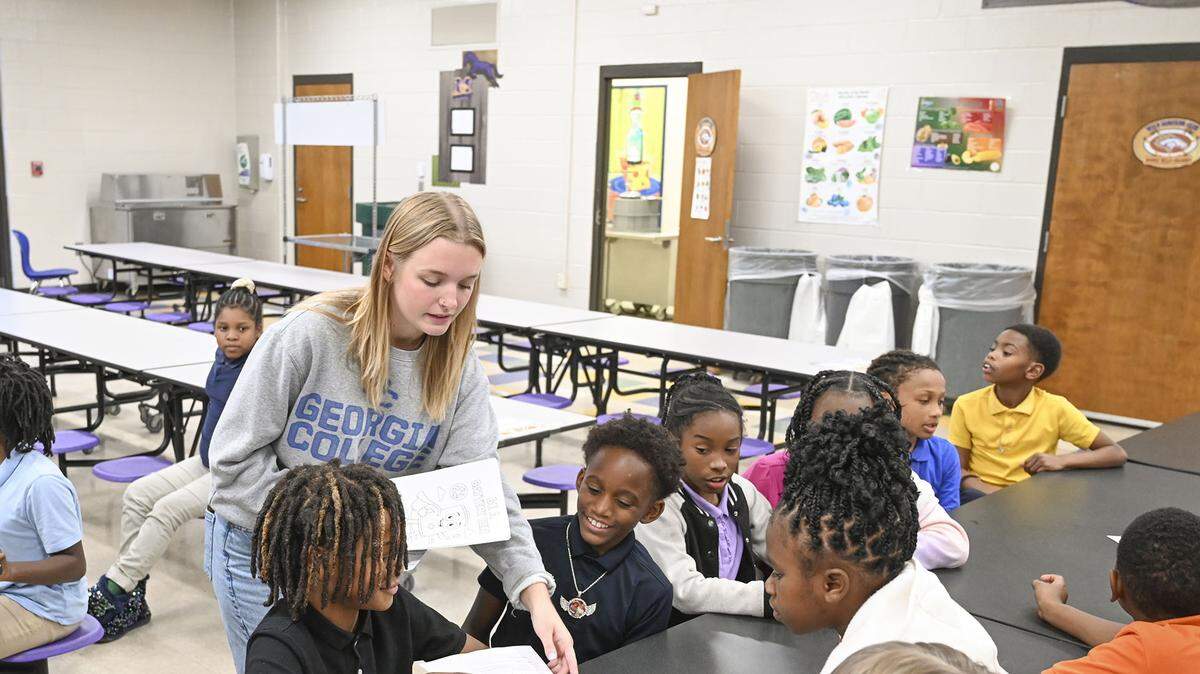 Sairsha Connor, pictured above, was one of the five Georgia College & State University seniors who launched the recycling challenge.