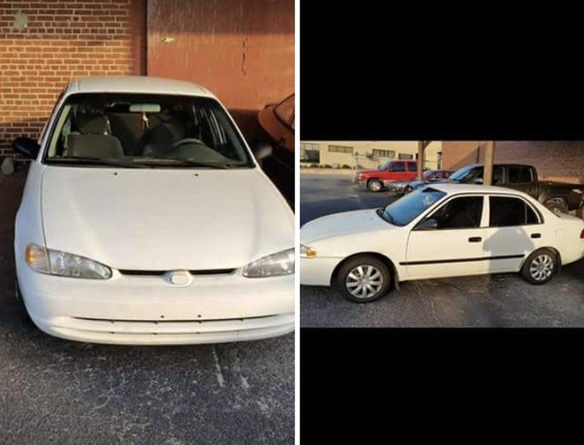 Bibb County sheriff’s officials have said John Lewis Fleming III was last seen driving this white, four-door Chevy Prizm when he disappeared in September 2018.