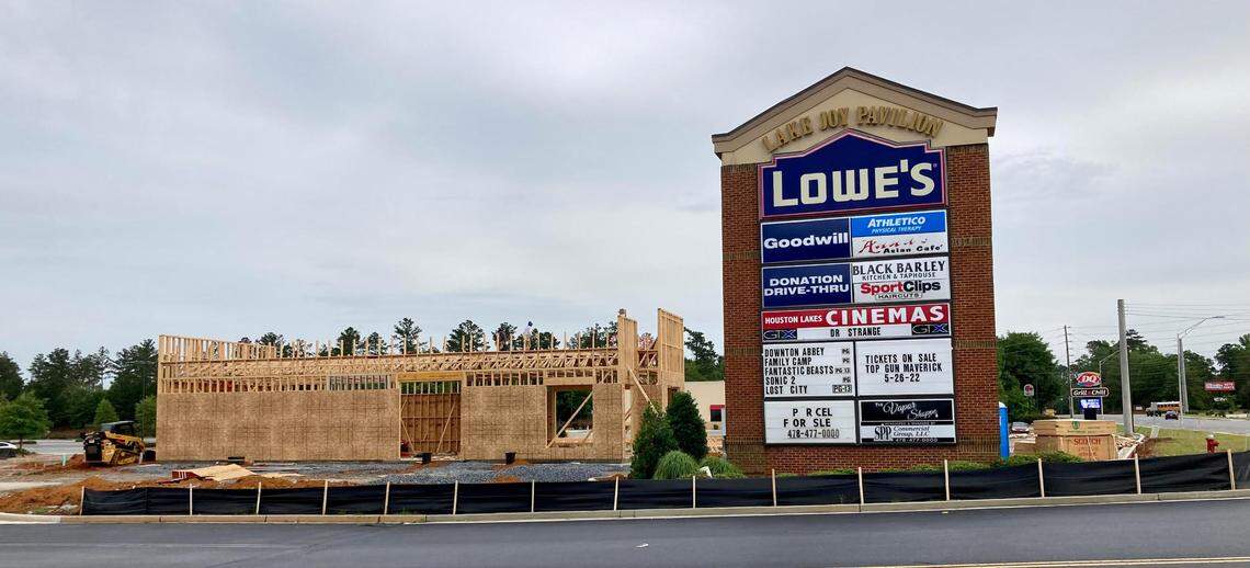 A new Arby’s is going up at 709 Lake Joy Road in Warner Robins.