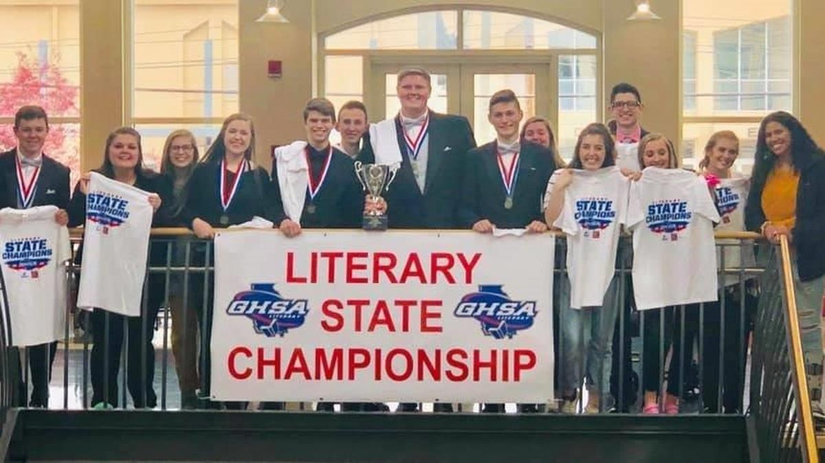 Georgia Military College Prep School won first place in the Single-A Public division at the State Literary Competition March 16, according to a news release.