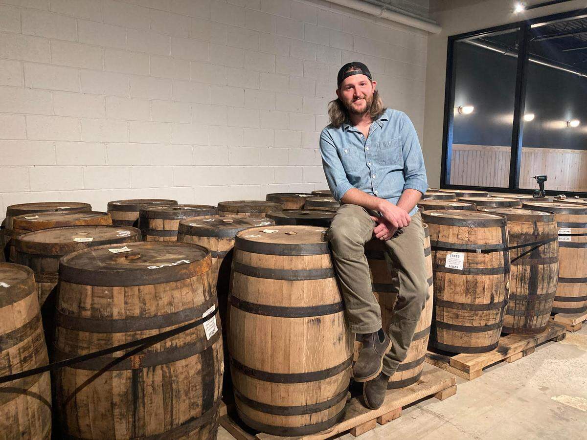 Will Robinson, co-owner of Longleaf Distillery opening soon in downtown Macon.