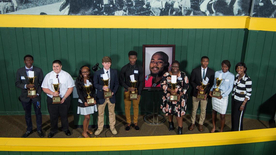 The 13th annual Al Lucas Memorial Scholarship Awards ceremony was held Wednesday, and eight Bibb County students were awarded $1,000 scholarships.