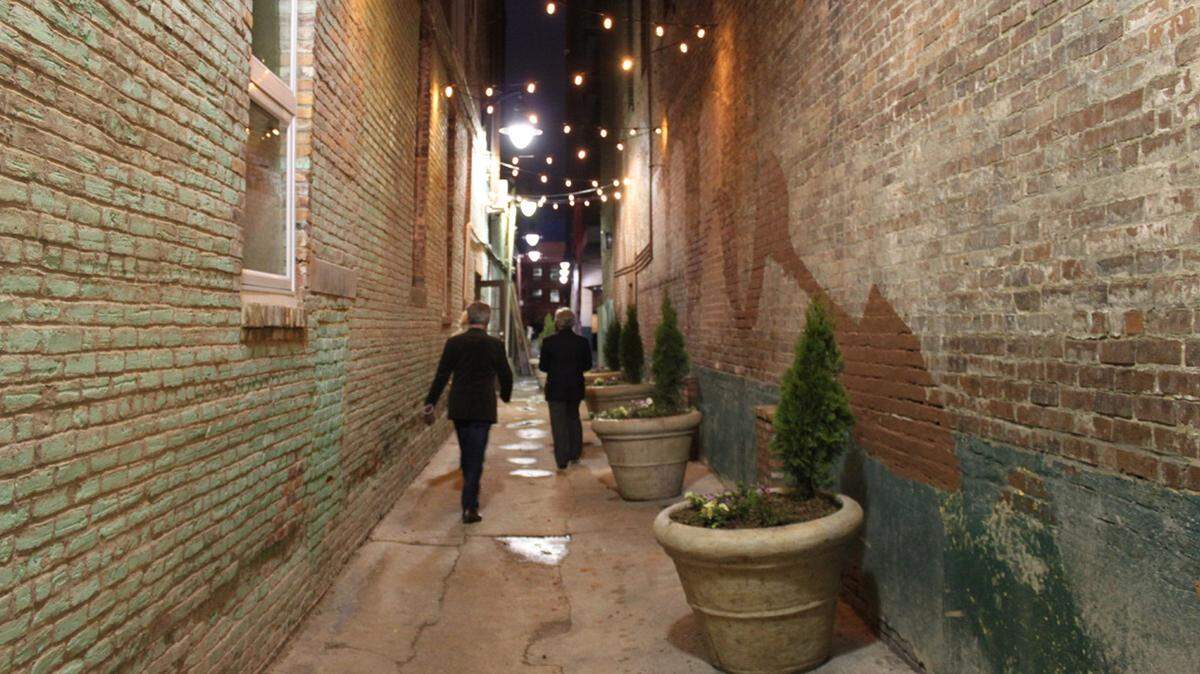 SPECIAL TO THE TELEGRAPHLearn about Macon’s past alleys Friday during a “Story Stroll” of downtown alleys.