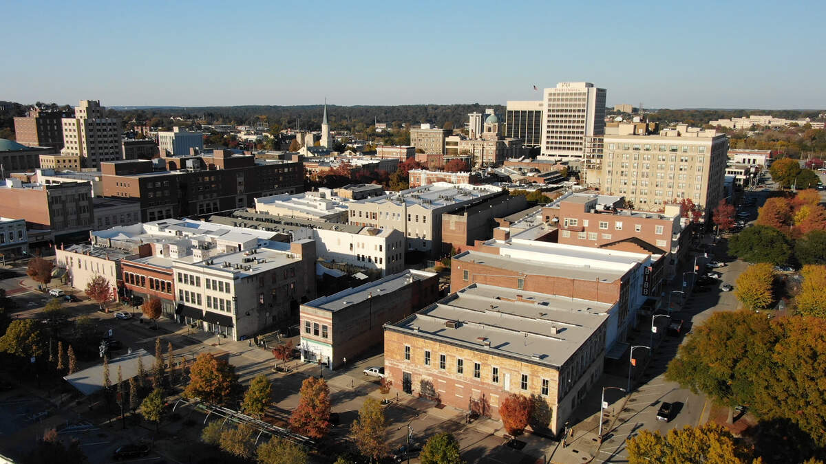 Downtown Macon is home to several local businesses, including restaurants, clothing stores and auto shops.
